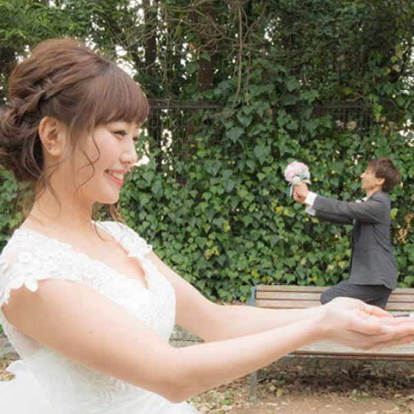 遠近法を活かしたおもしろい構図