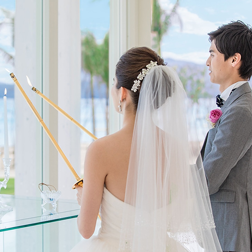 セレモニーシーンを再現