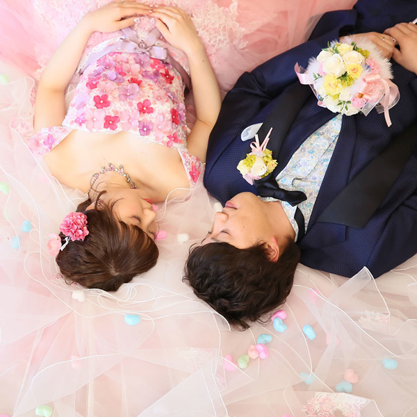 寝転がりフォト