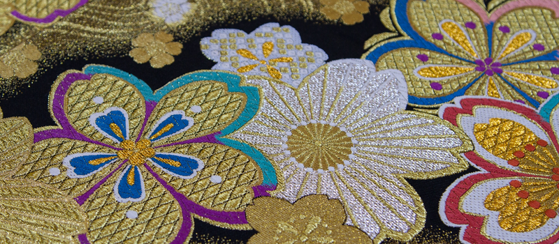 織り方をチェックする