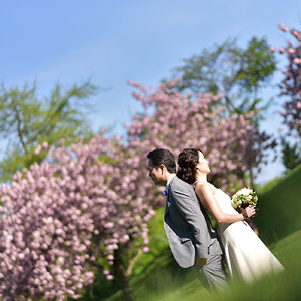 中島公園ロケーションフォトウェディング