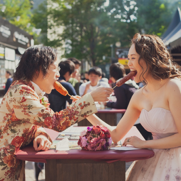 大通公園ロケーションフォトウェディング