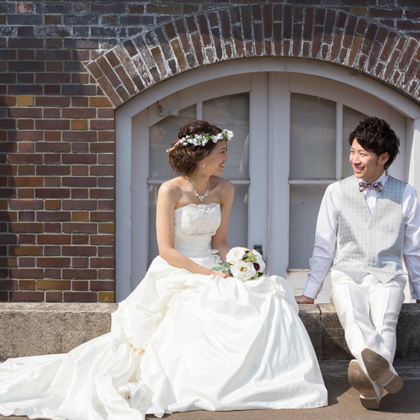 赤レンガ庁舎ロケーションフォトウェディング