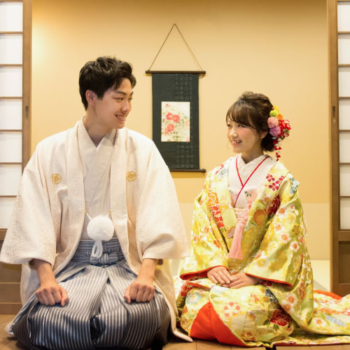 見つめ合いフォト